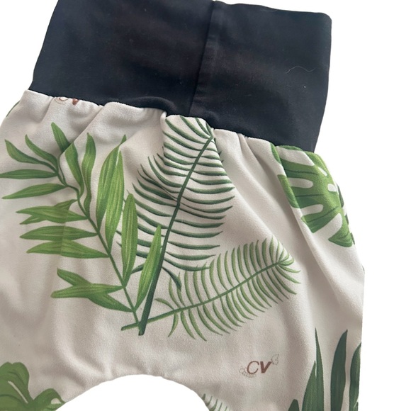 🇨🇦👍 *GUC* COTON VANILLE |0-12 mo| Evolutive Pants Baby Gender neutral Plants - Picture 10 of 16